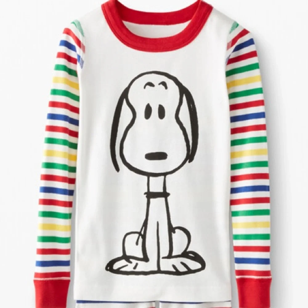 Hanna Andersson Snoopy Pajama Top Size 6-7